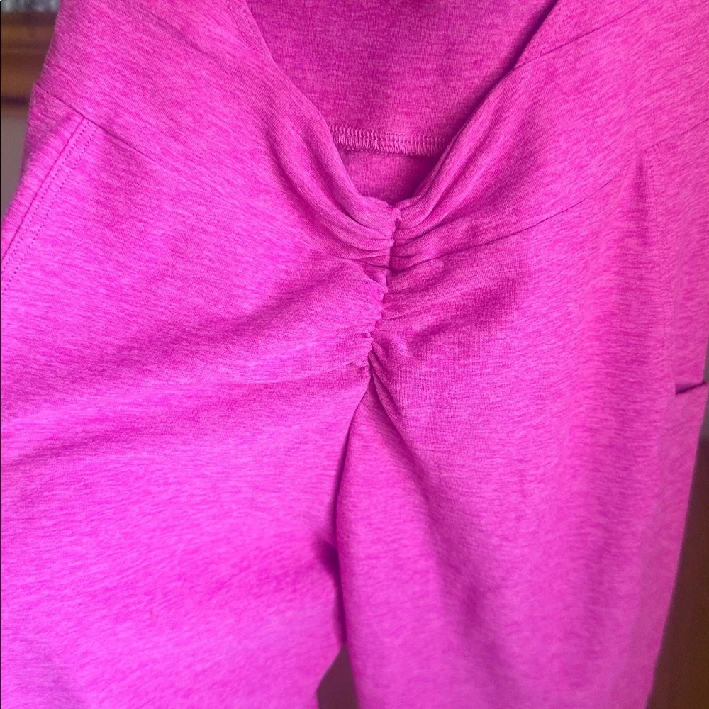 Bombshell Sportswear Hot Pink bodysuit with halter neck, low back - Picture 8 of 11